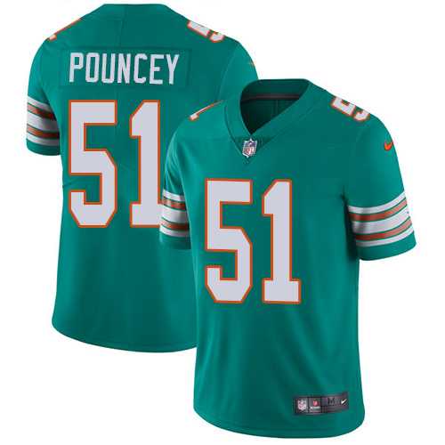 Nike Miami Dolphins #51 Mike Pouncey Aqua Green Alternate NFL Vapor Untouchable Limited Jersey,We sell and wholesale Nike Miami Dolphins #51 Mike Pouncey Aqua Green Alternate NFL Vapor Untouchable Limited Jersey on line form chian!